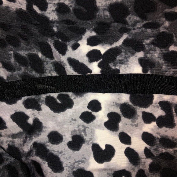 DKNY Animal Print Mesh Detail One Piece Swimsuit - Picture 8 of 15